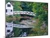 Bridge Over Pond in Somesville, Maine, USA-Julie Eggers-Mounted Premium Photographic Print