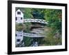 Bridge Over Pond in Somesville, Maine, USA-Julie Eggers-Framed Photographic Print