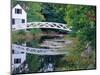 Bridge Over Pond in Somesville, Maine, USA-Julie Eggers-Mounted Photographic Print