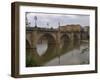 Bridge over Rio Ebro in Logrono, La Rioja, Spain-Janis Miglavs-Framed Photographic Print