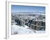 Bridge Over Rio Grande Gorge Near Taos, New Mexico, USA-Walter Rawlings-Framed Photographic Print