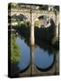 Bridge over River Nidd at Knaresborough, Yorkshire, England, United Kingdom, Europe-Richardson Rolf-Stretched Canvas