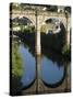 Bridge over River Nidd at Knaresborough, Yorkshire, England, United Kingdom, Europe-Richardson Rolf-Stretched Canvas