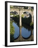 Bridge over River Nidd at Knaresborough, Yorkshire, England, United Kingdom, Europe-Richardson Rolf-Framed Photographic Print