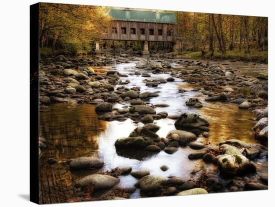 Bridge Over Rocky Waters-Danny Head-Stretched Canvas