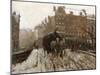 Bridge over Singel Canal by the Paleisstraat, Amsterdam, C.1895-1900-Georg-Hendrik Breitner-Mounted Giclee Print