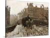 Bridge over Singel Canal by the Paleisstraat, Amsterdam, C.1895-1900-Georg-Hendrik Breitner-Stretched Canvas