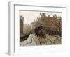 Bridge over Singel Canal by the Paleisstraat, Amsterdam, C.1895-1900-Georg-Hendrik Breitner-Framed Premium Giclee Print