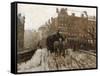 Bridge over Singel Canal by the Paleisstraat, Amsterdam, C.1895-1900-Georg-Hendrik Breitner-Framed Stretched Canvas