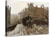 Bridge over Singel Canal by the Paleisstraat, Amsterdam, C.1895-1900-Georg-Hendrik Breitner-Stretched Canvas