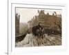 Bridge over Singel Canal by the Paleisstraat, Amsterdam, C.1895-1900-Georg-Hendrik Breitner-Framed Giclee Print