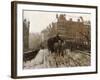 Bridge over Singel Canal by the Paleisstraat, Amsterdam, C.1895-1900-Georg-Hendrik Breitner-Framed Giclee Print