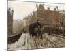 Bridge over Singel Canal by the Paleisstraat, Amsterdam, C.1895-1900-Georg-Hendrik Breitner-Mounted Giclee Print