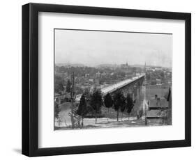 Bridge over Tennessee River in Knoxville-null-Framed Photographic Print