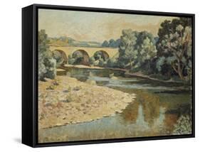 Bridge over the Allier-Roger Fry-Framed Stretched Canvas