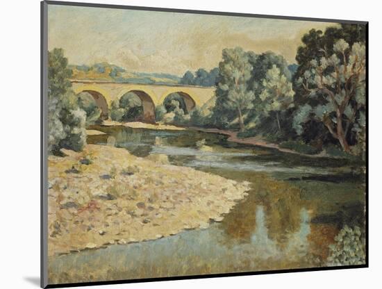 Bridge over the Allier-Roger Fry-Mounted Giclee Print