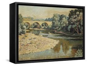 Bridge over the Allier-Roger Fry-Framed Stretched Canvas