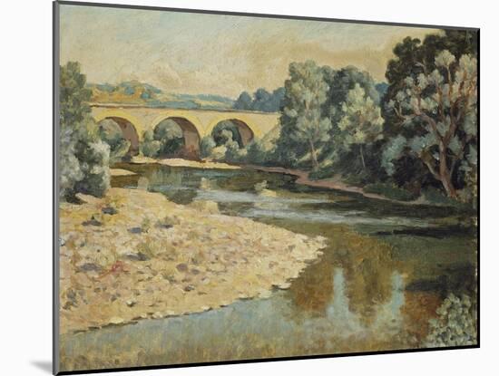 Bridge over the Allier-Roger Fry-Mounted Giclee Print