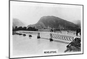 Bridge over the Columbia River, Revelstoke, British Columbia, Canada, C1920S-null-Mounted Giclee Print