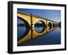 Bridge over the Dordogne River, Aquitaine, France-David Hughes-Framed Photographic Print