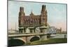 Bridge over the Elbe, Hamburg, Germany-null-Mounted Premium Giclee Print