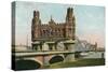 Bridge over the Elbe, Hamburg, Germany-null-Stretched Canvas