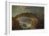 Bridge over the Falls-Hubert Robert-Framed Giclee Print