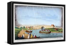Bridge over the Grand Union Canal, Bayswater, London, 1801-null-Framed Stretched Canvas