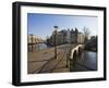 Bridge over the Keizersgracht Canal, Amsterdam, Netherlands, Europe-Amanda Hall-Framed Photographic Print