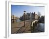 Bridge over the Keizersgracht Canal, Amsterdam, Netherlands, Europe-Amanda Hall-Framed Photographic Print