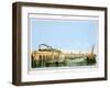 Bridge over the Lagoon, Venice, Italy, c1850-Giovanni Pividor-Framed Giclee Print