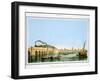 Bridge over the Lagoon, Venice, Italy, c1850-Giovanni Pividor-Framed Giclee Print