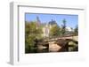 Bridge over the Lahn River and Medieval Old University Buildings, Marburg, Hesse, Germany, Europe-Nick Upton-Framed Photographic Print