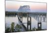 Bridge over the Mississippi River at Chester, Illinois-Gayle Harper-Mounted Photographic Print