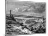 Bridge over the Niagara, Canada, 19th Century-null-Mounted Giclee Print