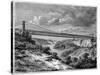 Bridge over the Niagara, Canada, 19th Century-null-Stretched Canvas