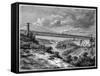 Bridge over the Niagara, Canada, 19th Century-null-Framed Stretched Canvas