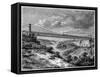 Bridge over the Niagara, Canada, 19th Century-null-Framed Stretched Canvas