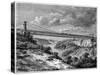 Bridge over the Niagara, Canada, 19th Century-null-Stretched Canvas