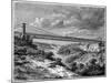 Bridge over the Niagara, Canada, 19th Century-null-Mounted Giclee Print