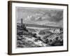 Bridge over the Niagara, Canada, 19th Century-null-Framed Giclee Print