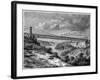 Bridge over the Niagara, Canada, 19th Century-null-Framed Giclee Print