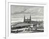 Bridge over the Rhine Between Strasbourg and Kehl-null-Framed Giclee Print