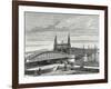 Bridge over the Rhine Between Strasbourg and Kehl-null-Framed Giclee Print