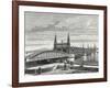Bridge over the Rhine Between Strasbourg and Kehl-null-Framed Giclee Print