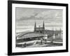 Bridge over the Rhine Between Strasbourg and Kehl-null-Framed Giclee Print