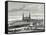 Bridge over the Rhine Between Strasbourg and Kehl-null-Framed Stretched Canvas