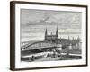 Bridge over the Rhine Between Strasbourg and Kehl-null-Framed Giclee Print