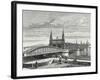 Bridge over the Rhine Between Strasbourg and Kehl-null-Framed Giclee Print