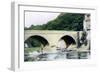 Bridge over the River Allan, Bridge-Of-Allan, Stirling, 1926-null-Framed Giclee Print